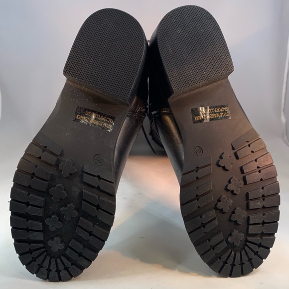 Bumper Tall Lace up Back Moto/Combat Style Boot - Picture 4 of 5